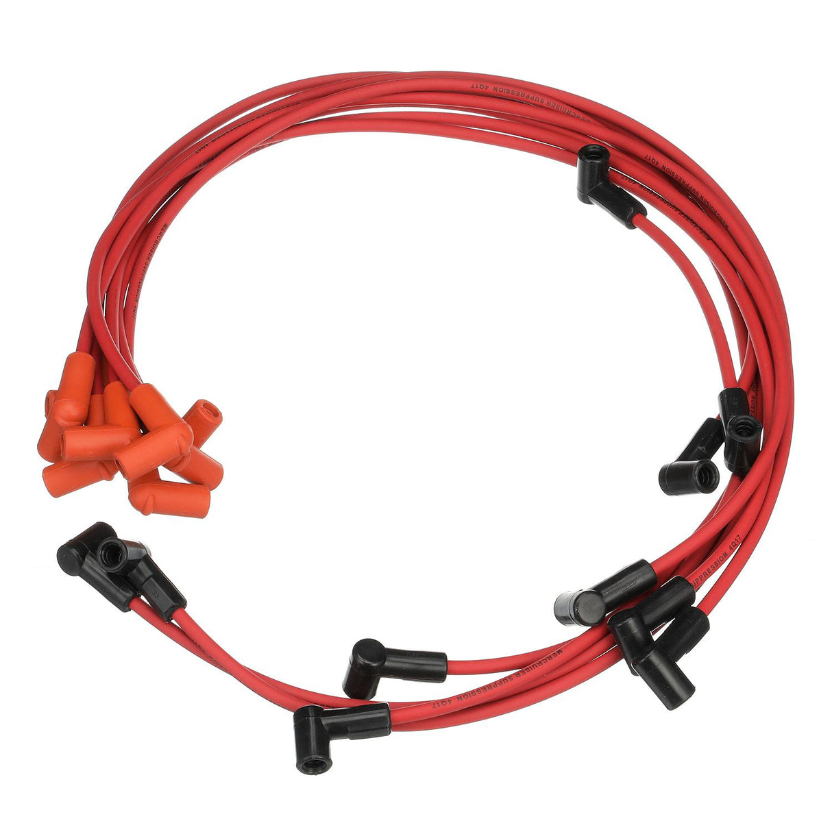 OEM Mercury / Quicksilver 816608Q68 Red Wire Spark Plug Wire Kit