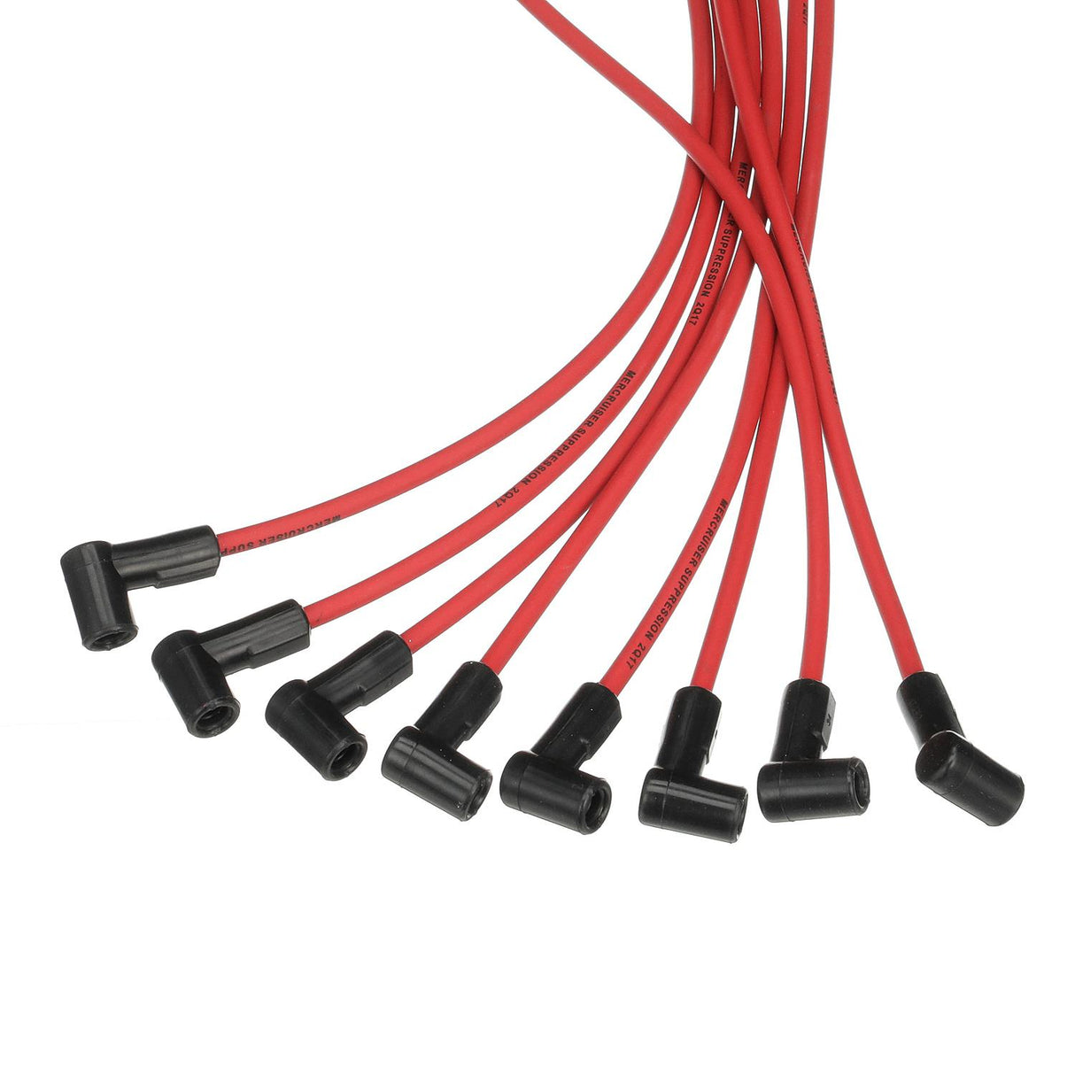 OEM Mercury / Quicksilver 816608Q70 Red Wire Spark Plug Wire Kit