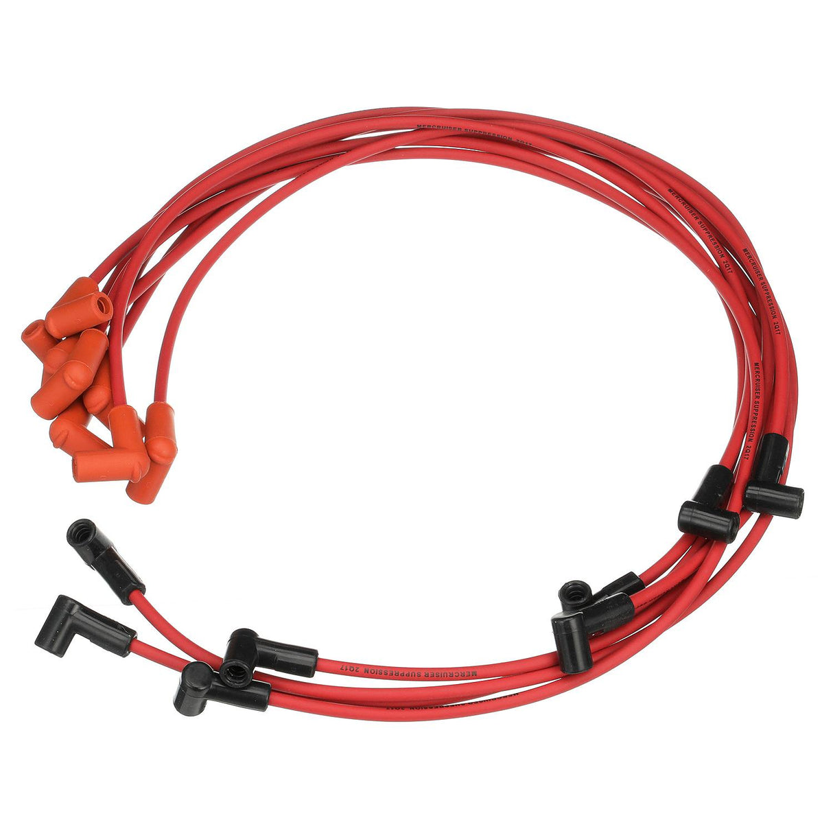 OEM Mercury / Quicksilver 816608Q70 Red Wire Spark Plug Wire Kit
