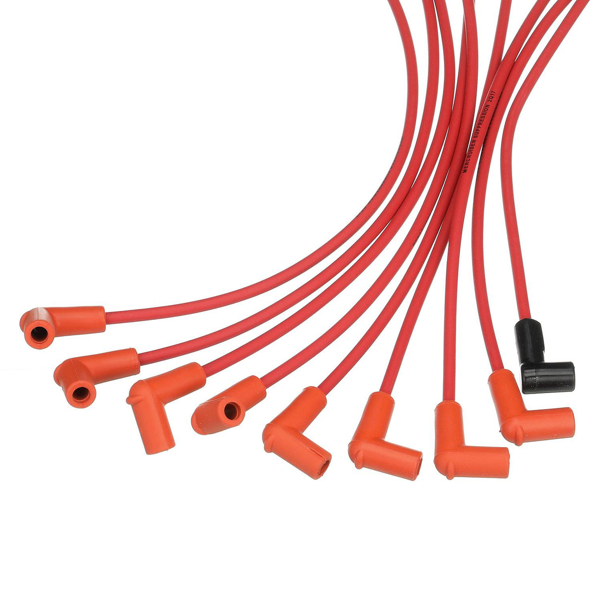 OEM Mercury / Quicksilver 816608Q71 Red Wire Spark Plug Wire Kit