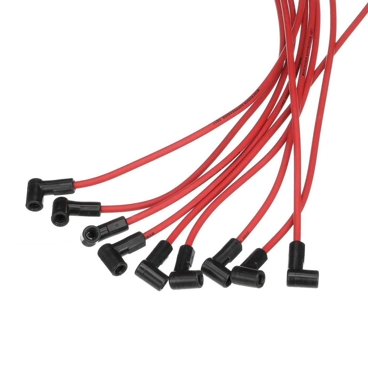 OEM Mercury / Quicksilver 816608Q80 Red Wire Spark Plug Wire Kit