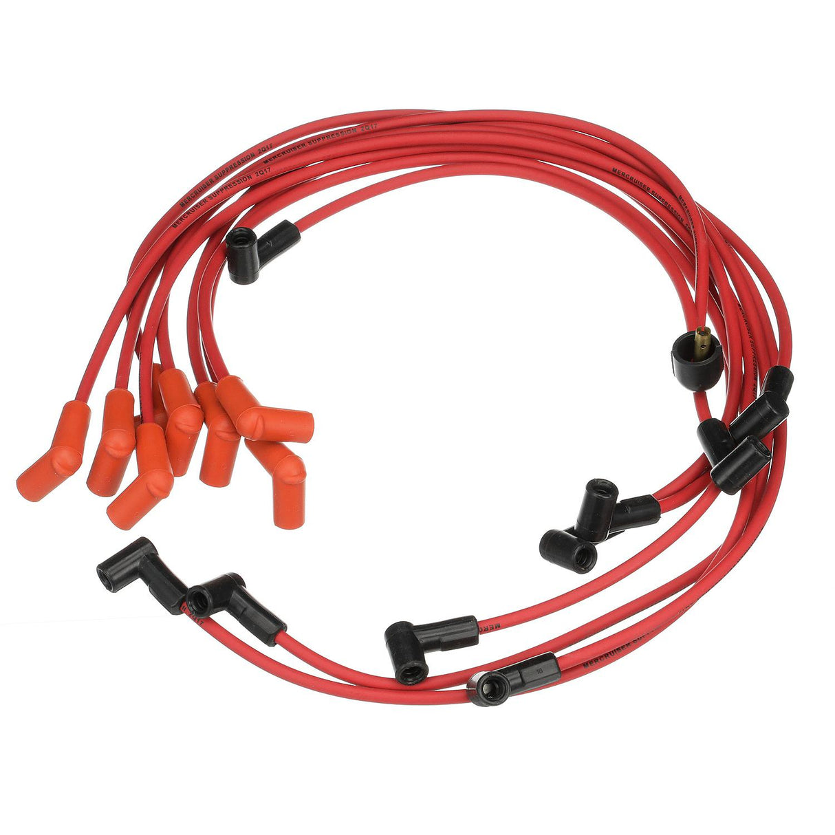 OEM Mercury / Quicksilver 816608Q80 Red Wire Spark Plug Wire Kit
