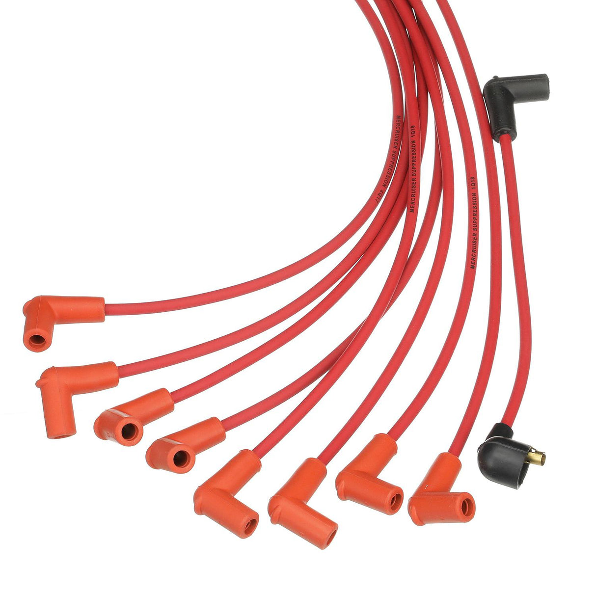 OEM Mercury / Quicksilver 816608Q83 Red Wire Spark Plug Wire Kit