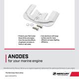 OEM Mercury Drive Shaft Housing Aluminum Anode for MerCruiser Bravo Sterndrives 821630T1