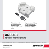 Mercury Aluminum Gimbal Housing Anode 821631T1 for MerCruiser Drives
