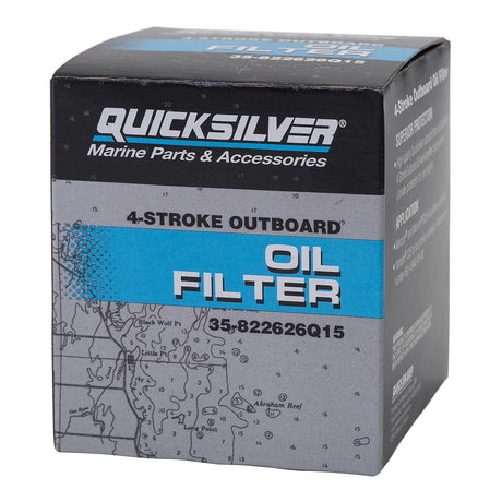 OEM Mercury / Quicksilver 822626Q15 Oil Filter for Mercury and Mariner V-225 V6 4-Stroke Outboards