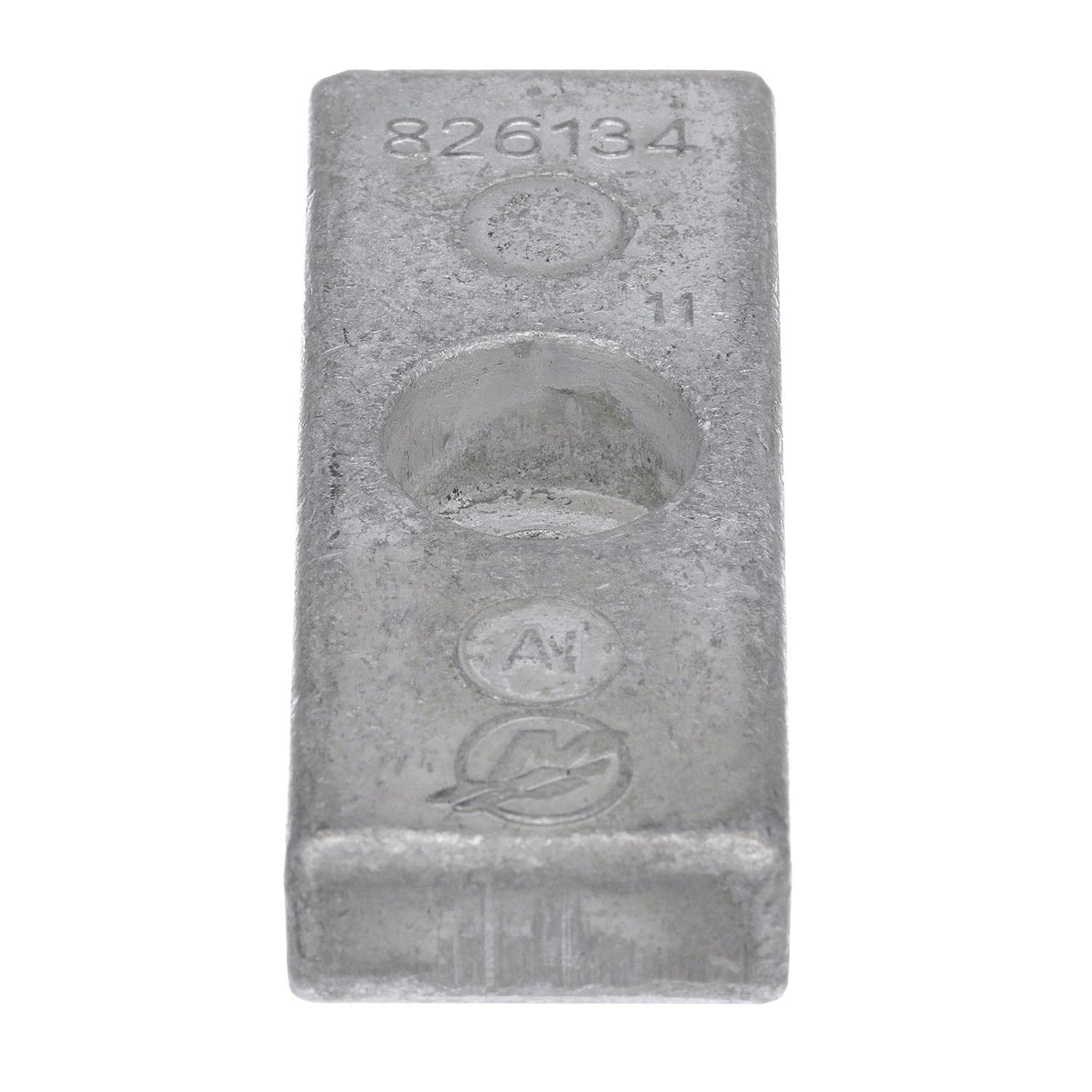OEM Mercury / Quicksilver Aluminum Side‑Pocket Anode 826134T