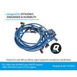 OEM Mercury / Quicksilver 847701Q25 Blue Wire Spark Plug Wire Kit