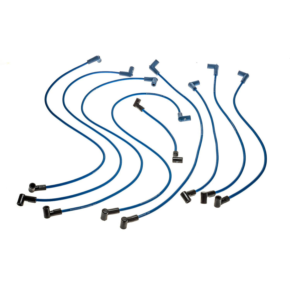 OEM Mercury / Quicksilver 847701Q25 Blue Wire Spark Plug Wire Kit
