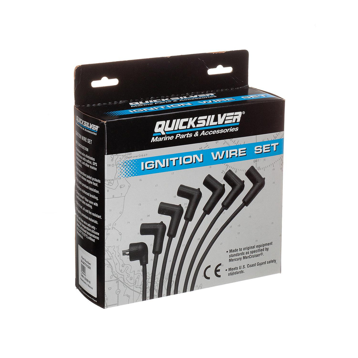 OEM Mercury / Quicksilver 847701Q25 Blue Wire Spark Plug Wire Kit