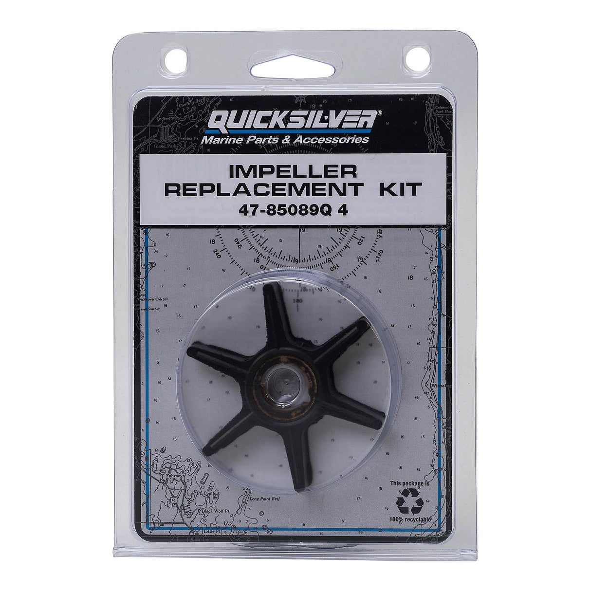 OEM Mercury / Quicksilver 85089Q4 Water Pump Repair Kit for Mercury and Mariner Outboards 15-25hp 2-Cycle Outboards
