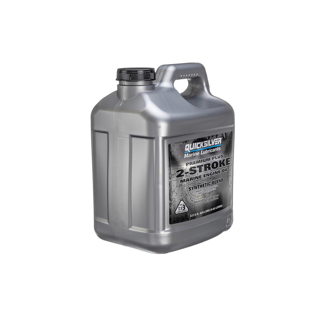 OEM Mercury / Quicksilver Premium Plus 2-Stroke Marine Engine Oil for Outboards, PWC, 2.5 Gallon