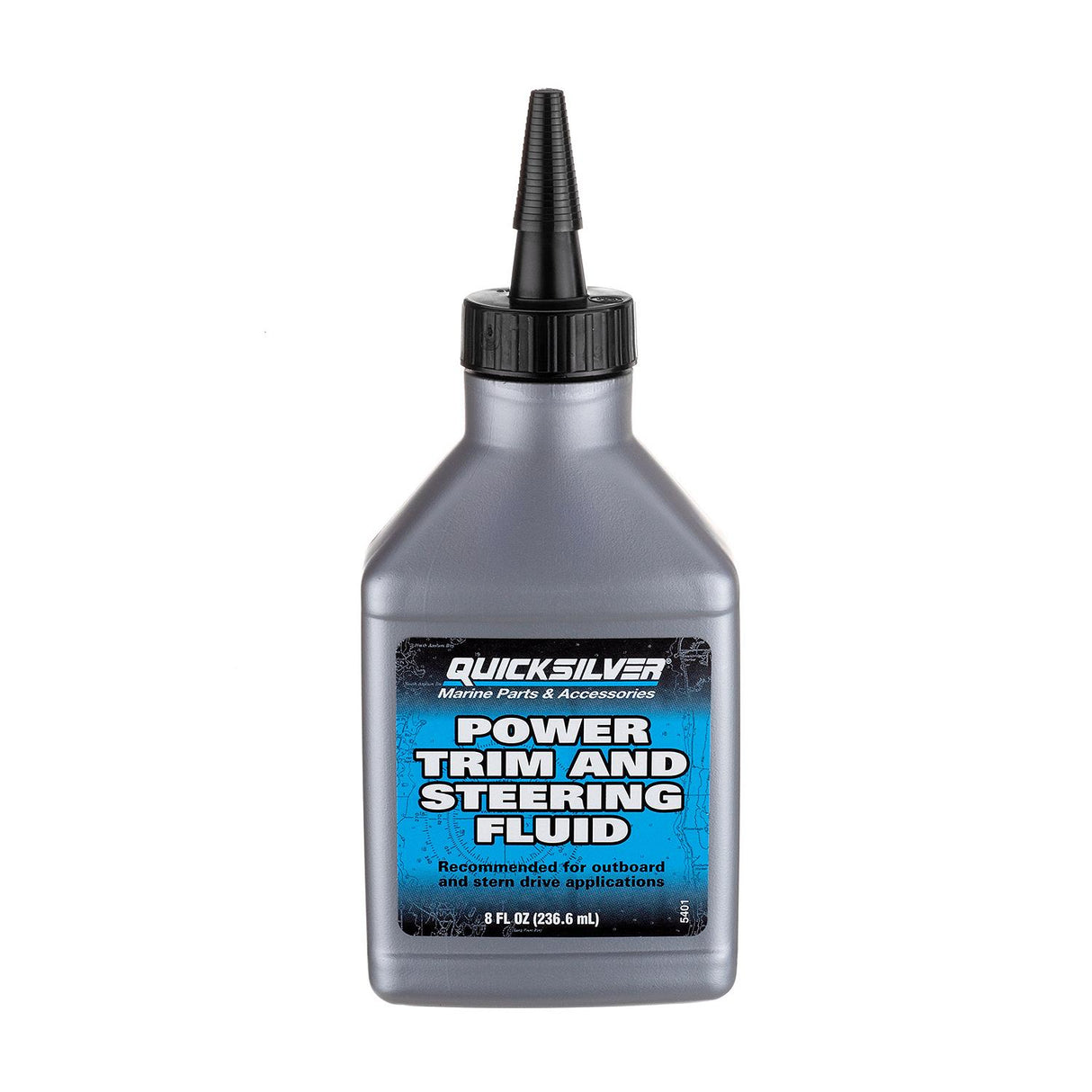 OEM Mercury / Quicksilver 858074Q01 Power Trim and Steering Fluid, 8 Oz. Bottle