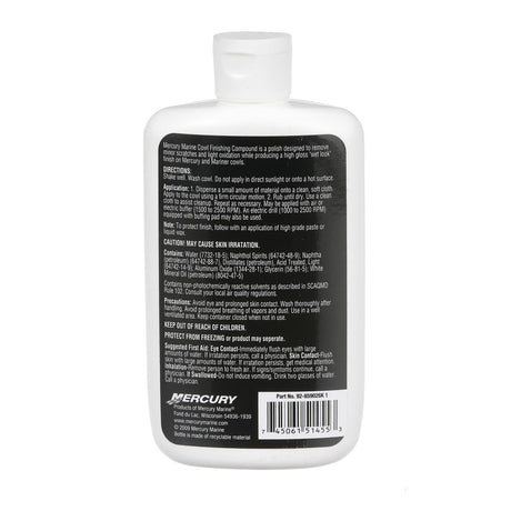 Mercury 859026K1 High-Gloss Cowl Finishing Compound, Fine Grit - 8.4 oz Bottle