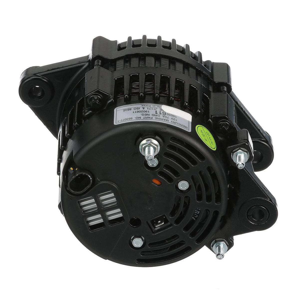 OEM Mercury / Quicksilver 863077T 65 Amp Alternator, Delco, Serpentine Belt for Various MerCruiser Engines and High Output Inboard Engines