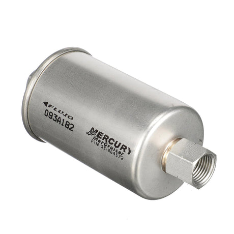 OEM Mercury / Quicksilver 864572 Replacement Inline Fuel Filter for MerCruiser Sterndrive and Inboard Gasoline Engines