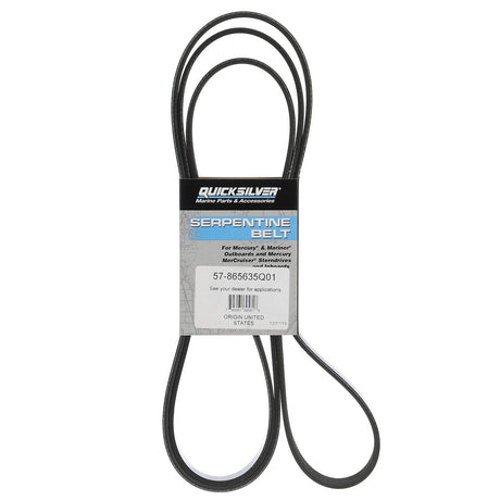 OEM Mercury / Quicksilver Serpentine Belt 865635Q01, 2,519mm Long, for MerCruiser Sterndrives 496 MAG