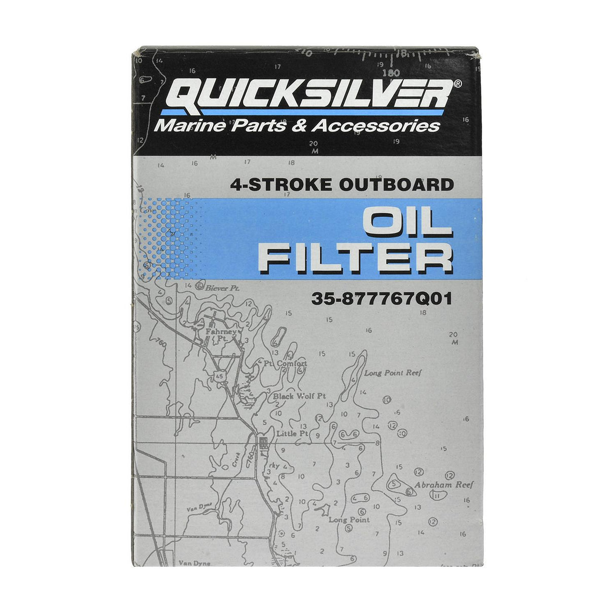 OEM Mercury / Quicksilver 877767Q01 Oil Filter for Verado Inline 4-Cylinder 135-200hp Outboards