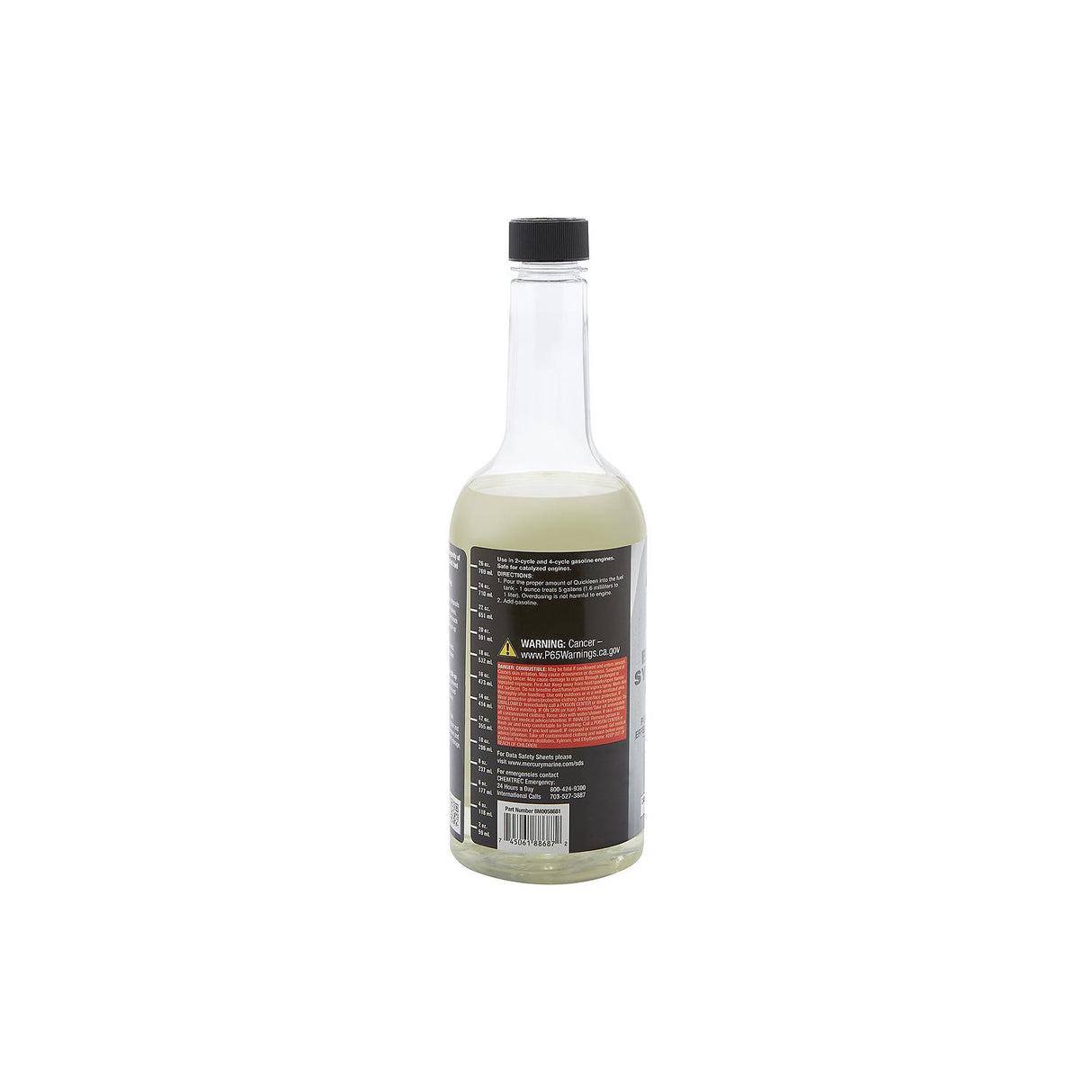 OEM Mercury / Quicksilver 8M0058681 Quickleen Engine and Fuel System Cleaner, 32 Oz.