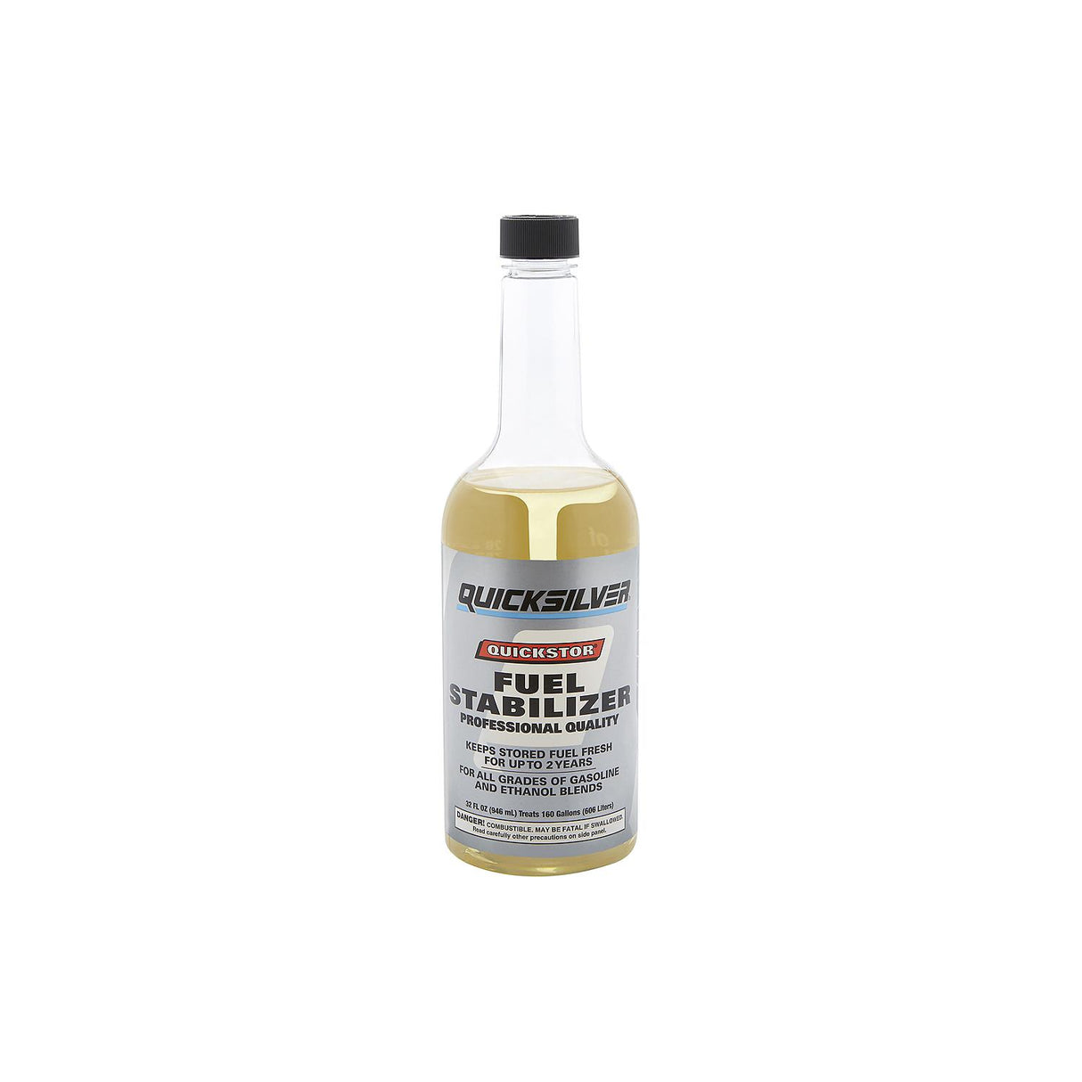 OEM Mercury / Quicksilver 8M0058682 Quickstor Fuel Treatment and Stabilizer, 32 Oz.