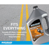 OEM Mercury / Quicksilver 10W-40 4-Stroke Full Synthetic Motorcycle Oil, 1 Gallon