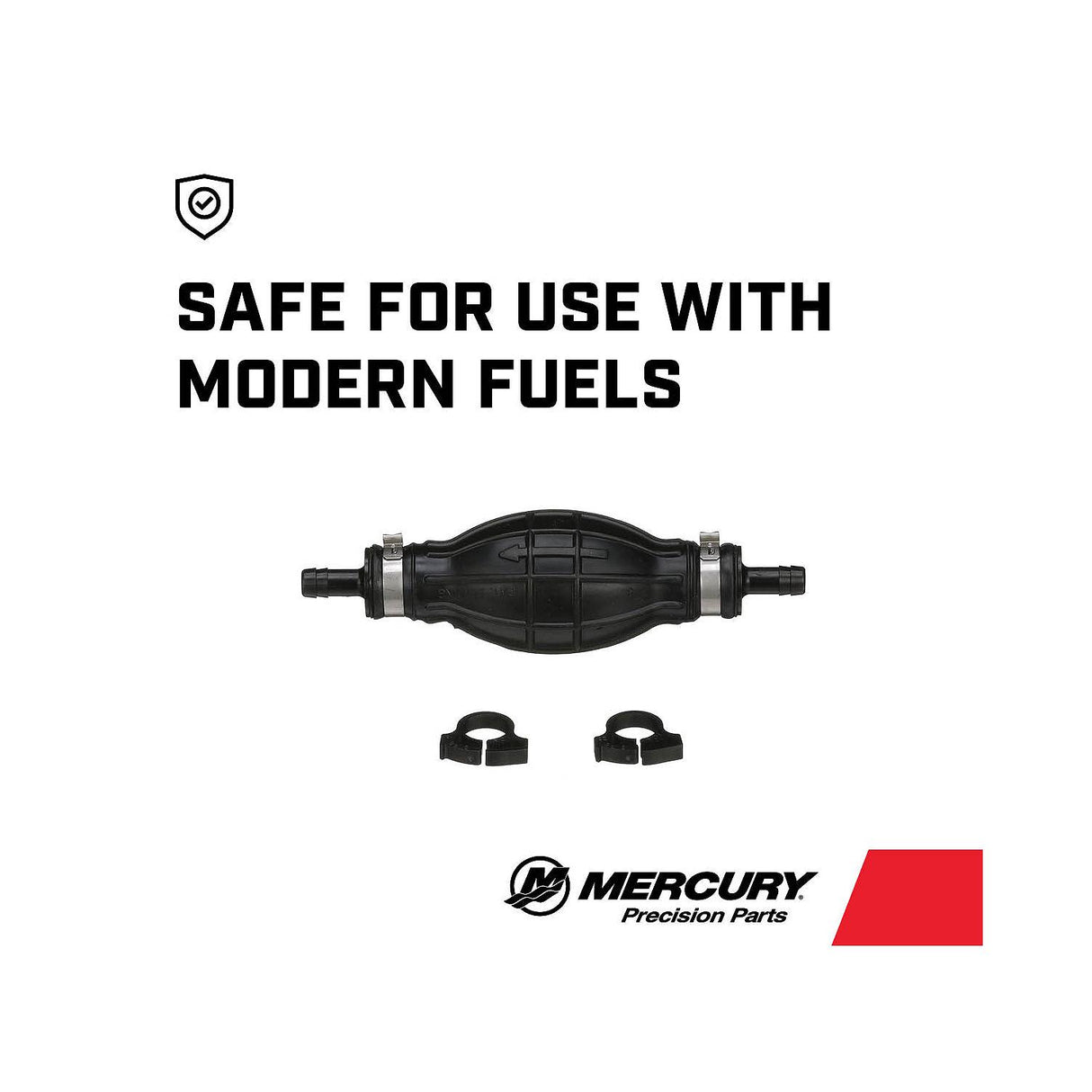 Mercury Primer Bulb 8M0061876 for 5/16-Inch (8mm) Inside Diameter Fuel Lines