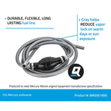 OEM Mercury / Quicksilver 8M0061890 Fuel Line Assembly, 9 Ft. Long w/ Primer Bulb