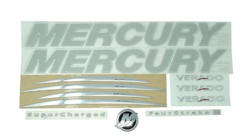 OEM Quicksilver Mercury Verado Top-Cowl Decal Set – 8M0070755