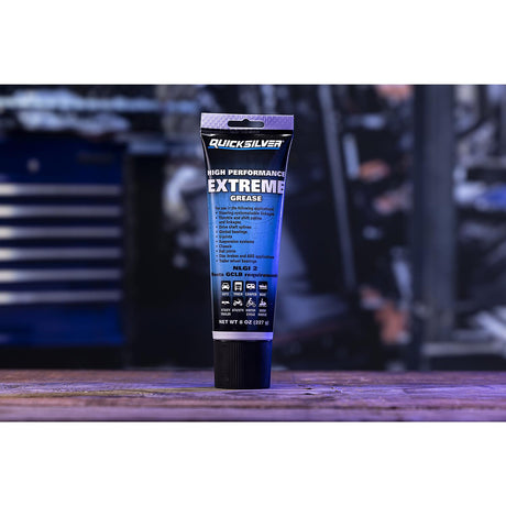 OEM Mercury / Quicksilver 8M0071838  High Performance Multi-Purpose Extreme NLGI 2 Marine Grease, 8 Oz. Tube