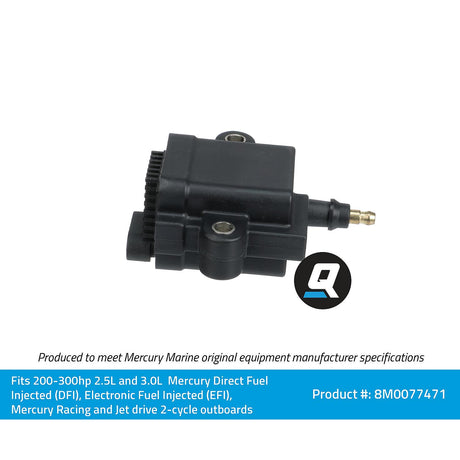 OEM Mercury / Quicksilver Ignition Coil 8M0077471