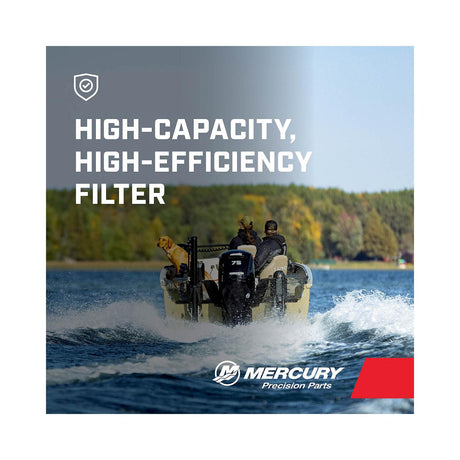 Mercury High-Volume Water Separating Fuel Filter 8M0079963 for Select Outboard, Sterndrive and Inboard Engines
