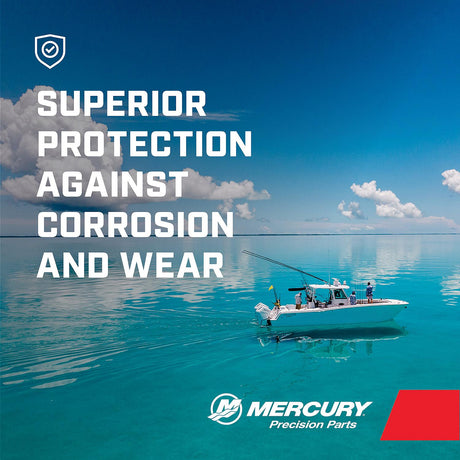 Mercury 8M0081914 SAE 25W-40 4-Stroke Outboard Oil Change Kit for Mercury 15/20hp Carbureted Outboards