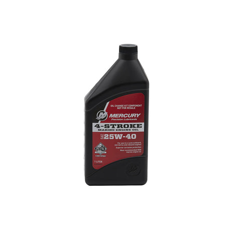 Mercury 8M0081916 SAE 25W-40 4-Stroke Outboard Oil Change Kit for Mercury 40/50/60hp EFI Outboards