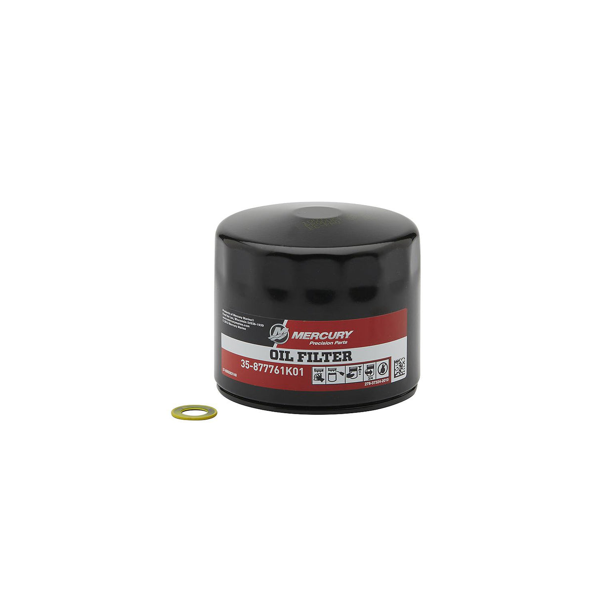 Mercury 8M0081917 SAE 25W-40 4-Stroke Outboard Oil Change Kit for Mercury 1.7L 75/90/115hp EFI Outboards