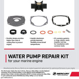 Mercury Water Pump Repair Kit 8M0100527 for Mercury or Mariner Outboards and MerCruiser Sterndrives