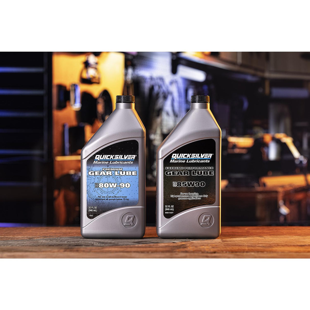 OEM Mercury / Quicksilver 85W-90 Extreme Performance Gear Lube, 1 Qt.