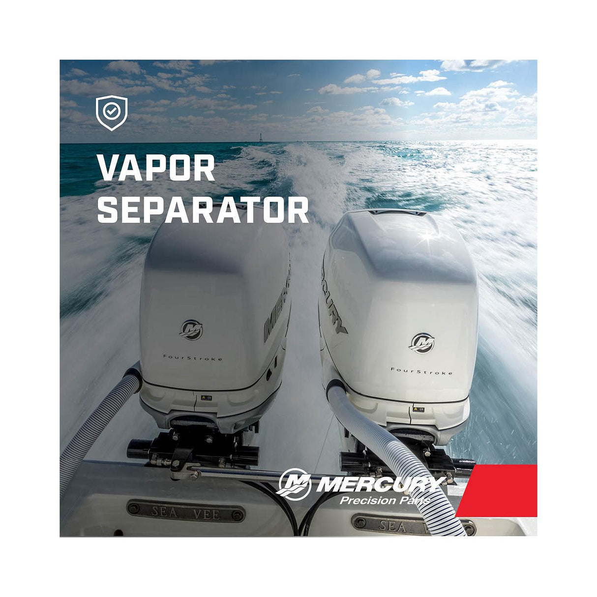 Mercury Replacement On Board Fuel Filter 8M0122424 for Mercury 135-200hp L4 Verado, L6 200‑300hp Verado, and 1.5L and 3.0L DFI Outboards