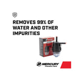 Mercury Water Separating Fuel Filter 8M0126144 for Mercury V6 and V8 FourStroke Outboards