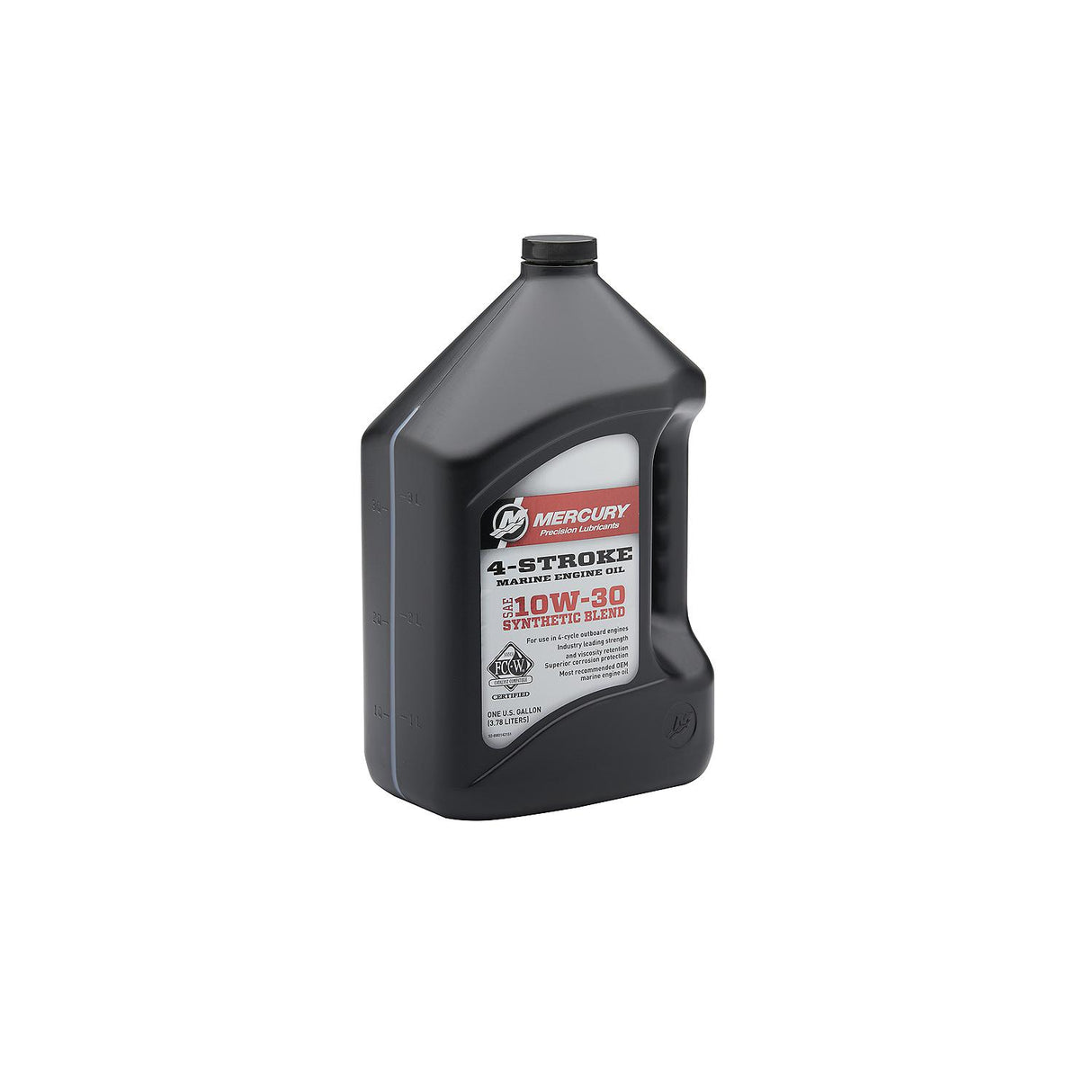Mercury 8M0142151 SAE 10W-30 Synthetic Blend 4-Stroke Marine Engine Oil - 1 Gallon