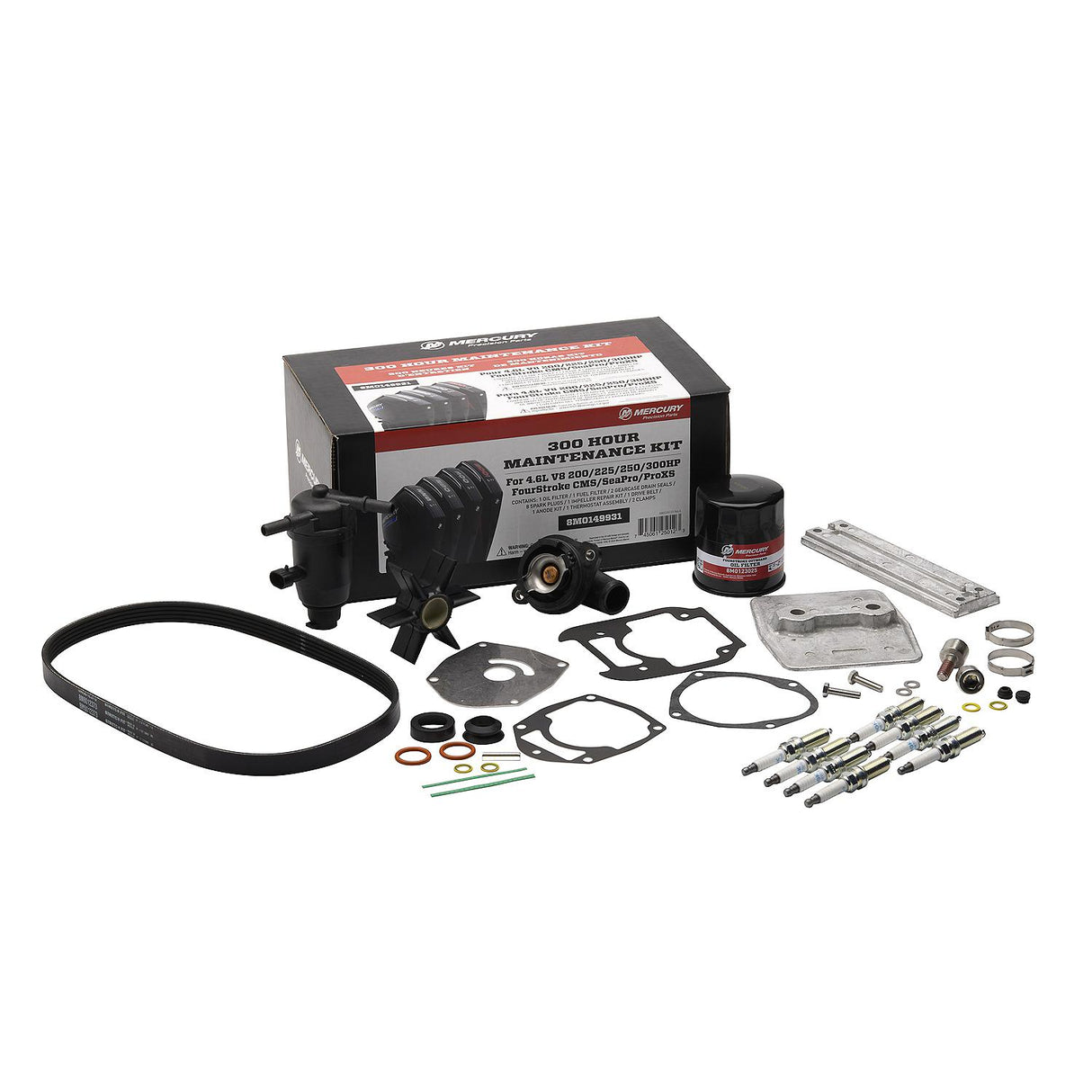 Mercury 4.6L V8 SeaPro and Pro XS CMS 300 Hour Maintenance Kit
