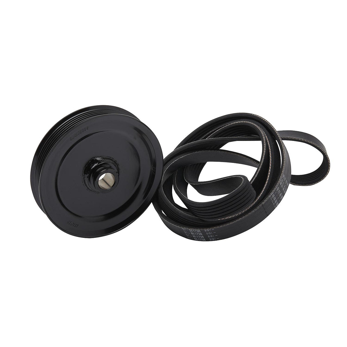 OEM Mercury / Quicksilver 8M0150824 Serpentine Belt and Pulley Kit, Includes 2,197mm Long Belt and Replacement Pulley