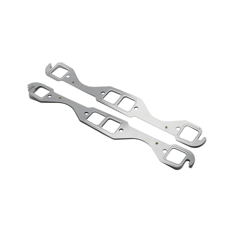 Quicksilver 8M0162486 MLS Exhaust Manifold Gaskets, 2-Pack for MerCruiser GM 5.0L/5.7L V8 — view showing two gaskets