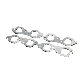Quicksilver 8M0162487 MLS Exhaust Manifold Gaskets, 2-Pack for MerCruiser GM 7.4L/8.2L V8 — view showing two gaskets