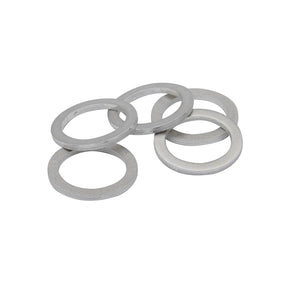Quicksilver 8M0162525 Oil Drain Plug Gaskets, 5-Pack for Yamaha Four-Stroke Outboards — five-gasket package