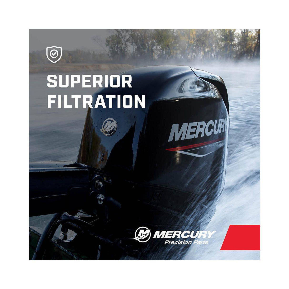 Mercury Oil Filter 8M0162829 for Select Mercury and Mariner 25-115hp FourStroke Outboards