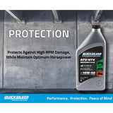 OEM Mercury / Quicksilver 10W-40 Synthetic Blend ATV/UTV/Motorcycle Oil, 1 Gallon