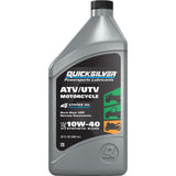 OEM Mercury / Quicksilver 8M0166408 10W-40 Synthetic Blend ATV/UTV/Motorcycle Oil, 1 Qt.