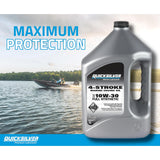 OEM Mercury / Quicksilver 8M0175781 Full Synthetic 10W-30 4-Stroke Marine Engine Oil, 1 Gallon 8M0175781