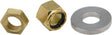 Mercury Racing 8M0179579 dual propeller nut kit with jam nut, locking nut and washer