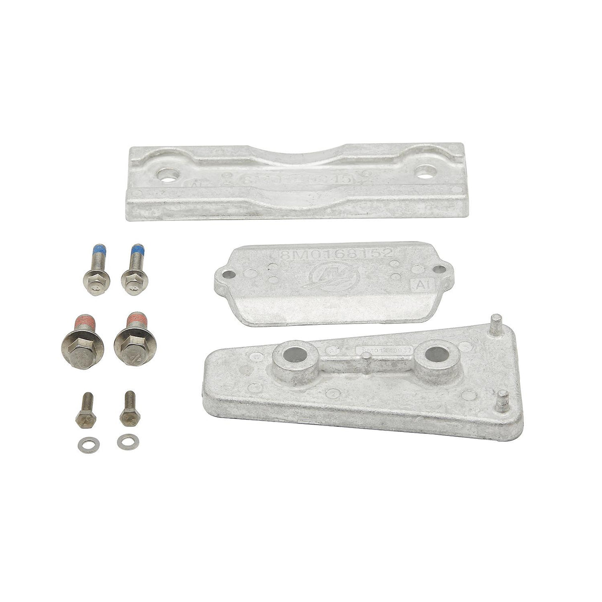 Mercury Aluminium Anode Kit 8M0179981 for Mercury 7.6L V12 600hp Verado and 500hp SeaPro Outboards